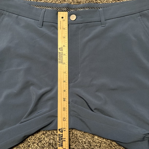 Primo Pants Mens 38 Gray Blue Golf Performance Ankle‎ Zip Breathable 38x30 - Picture 8 of 9